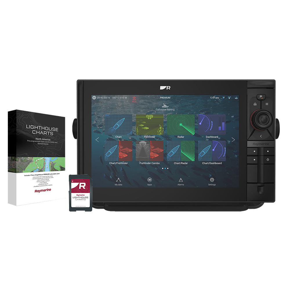 Raymarine Axiom 2 Pro 12 RVM Chartplotter/Fishfinder - Lighthouse North America - View 1