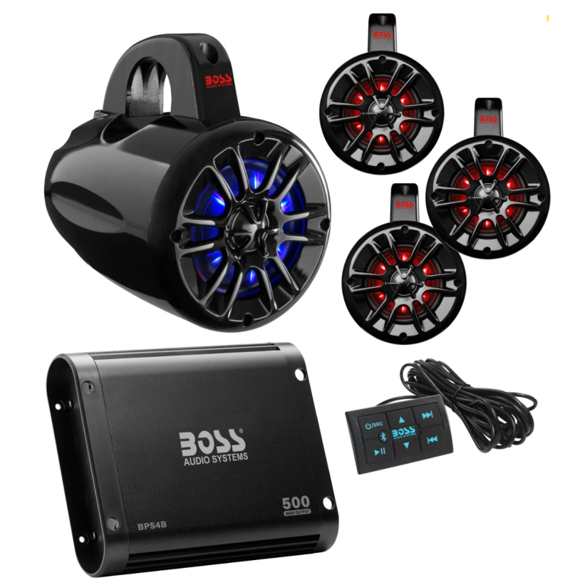 BOSS Audio Systems UTV Marine Stereo Package - View 1