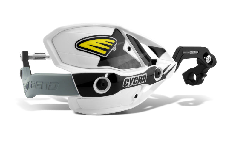 Cycra 1-1/8in Clamp w/White Shields/White Covers