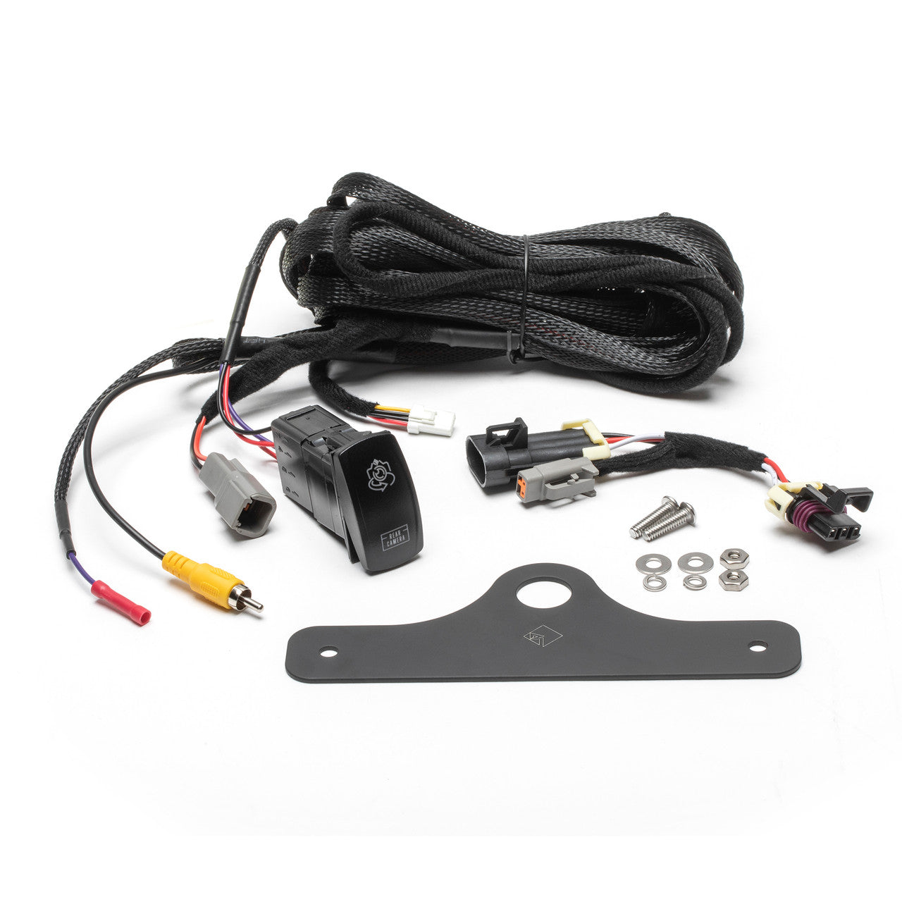Rockford Fosgate Camera Plug and Play Harness and Mounting Kit for MX-CAM Compa - View 1