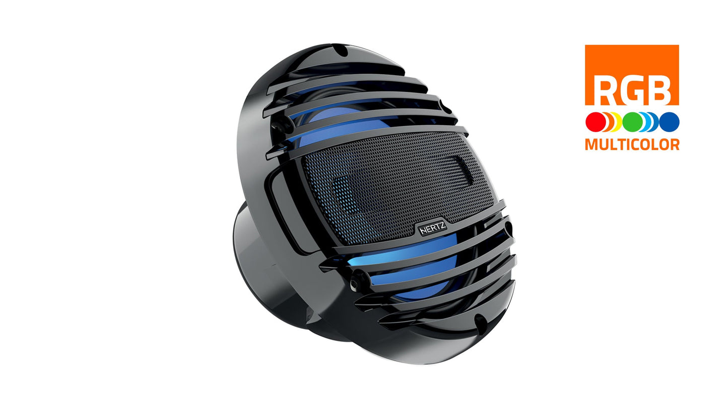 Hertz Marine HMX 8-LD-T (W/C) 8in. Speakers Coax W/ RGB LED Lights
