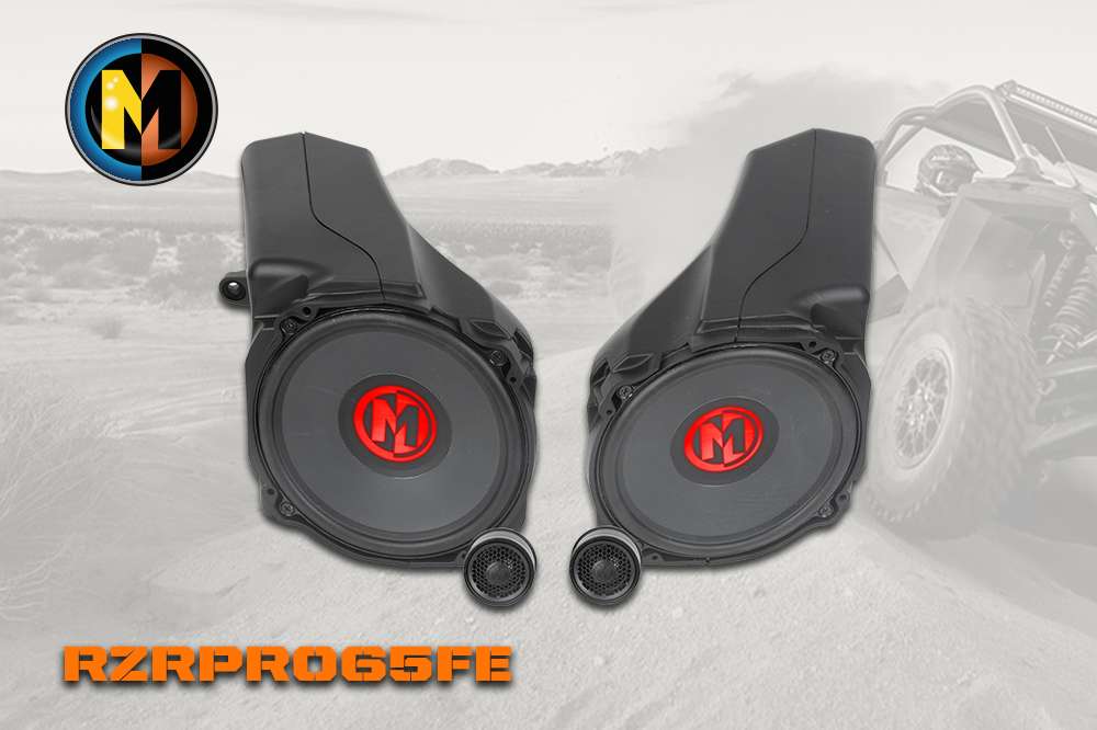 Memphis Audio RZRPRO65FE RZR PRO 6.5"Front Pod Speakers 75W RMS (150W Peak Power - View 1