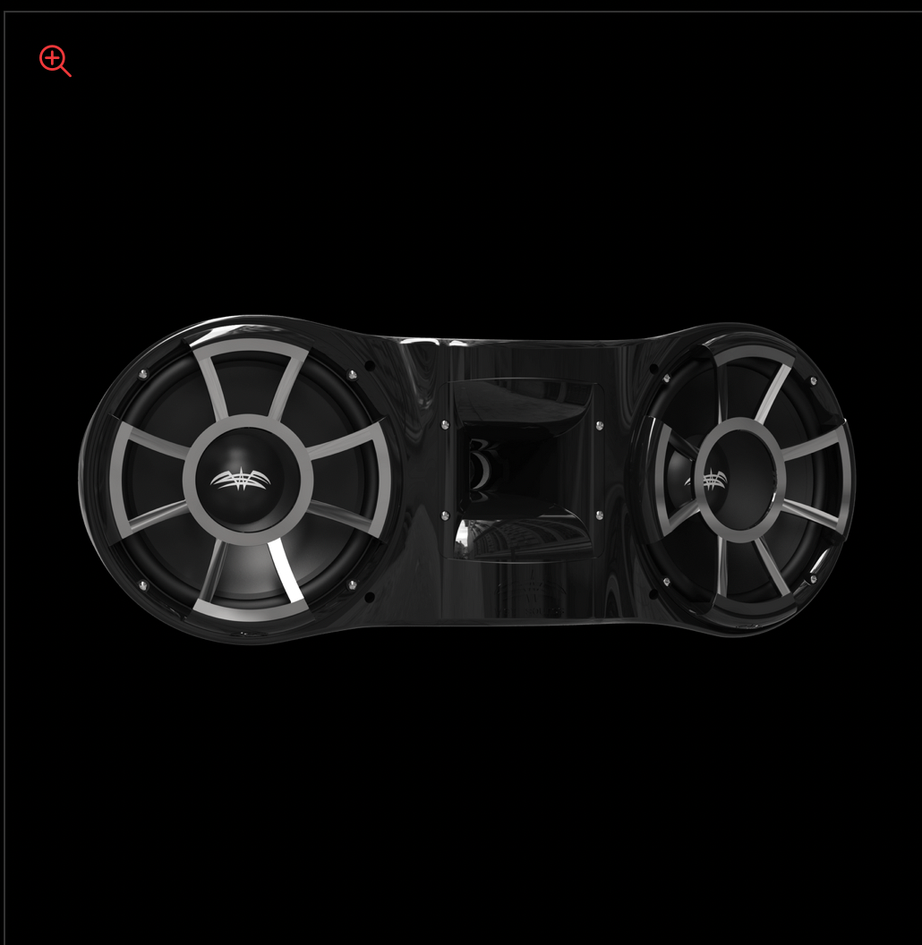 Wet Sounds Revolution Series Dual 10" Tower Speaker Rev 410 - Black - Multiple M - View 5