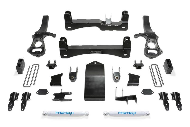 Fabtech 2019 GM C/K1500 6in Basic System w/Perf. Shocks