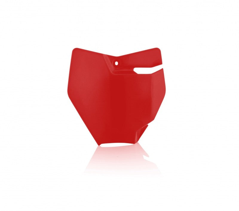 Acerbis Front Number Plate Red