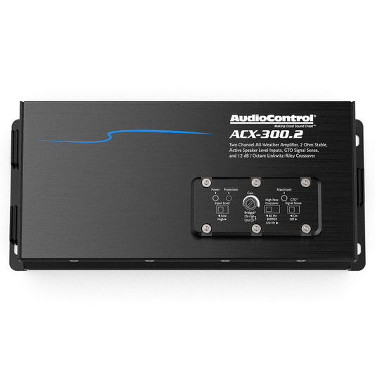 Audio Control ACX-300.2 ACX Series 150W x 2 RMS @2Ohms, 300W Max Power 2-Channel All Weather Amplifier
