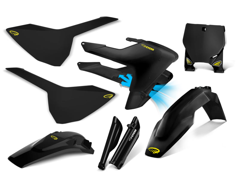 Cycra Powerflow Body Kit Husqvarna - Black
