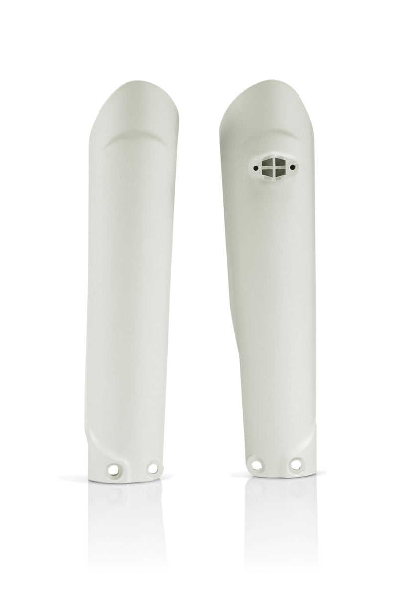 Acerbis Lwr Fork Cover Set Ktm Wht