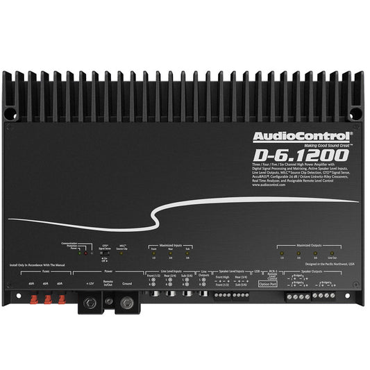 Audio Control D-6.1200 6-Channel Car Amplifier with Digital Signal Processing