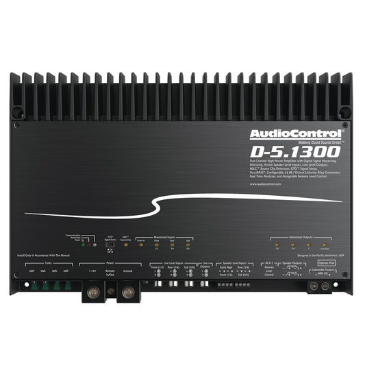 Audio Control D-5.1300 High Power DSP Multi-Channel Amplifier With Accubass