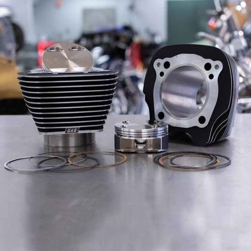 S&S Cycle 124in Big Bore Kit M8 - Black