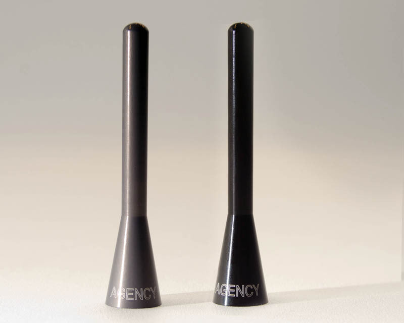 AP Universal V2 Shorty Aluminum Black Antenna