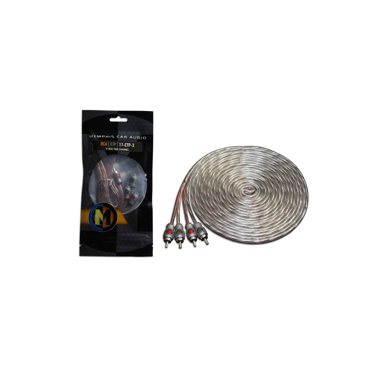 Memphis ETP-3 Memphis Audio ETP-3 3-Foot 2 -Channel Audio Interconnect Cables - View 1
