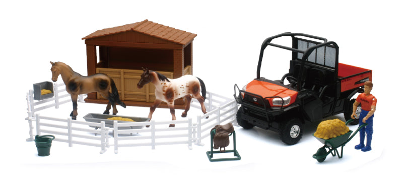 New Ray Toys Kubota Rtv X1120D Hrs Set 1:18