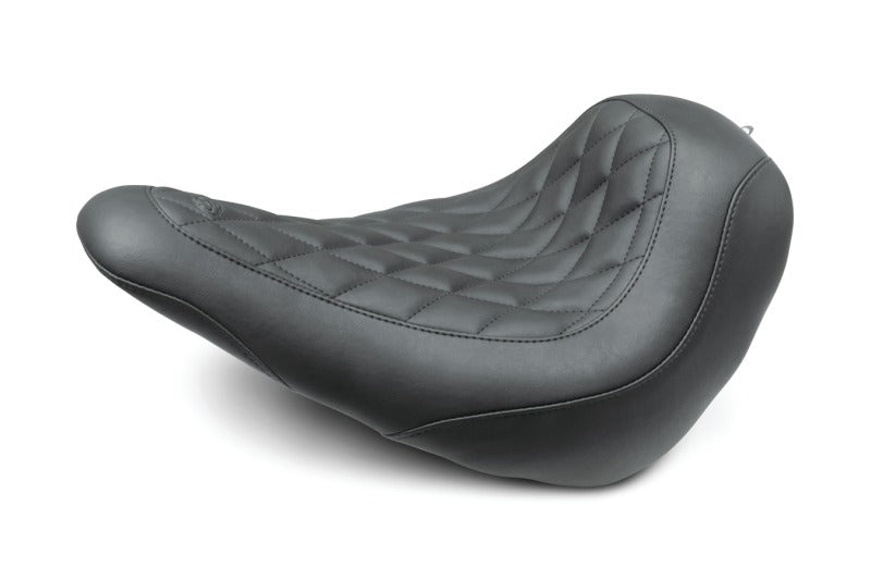 Mustang 18-21 Harley Low Rider, Sport Glide Wide Tripper Solo Seat Diamond - Black