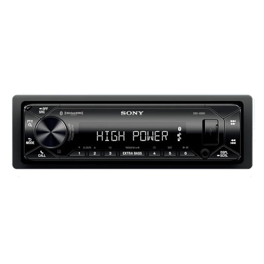 Sony DSXGS80 Single-DIN High-power Bluetooth Media Receiver - 180 Watt RMS