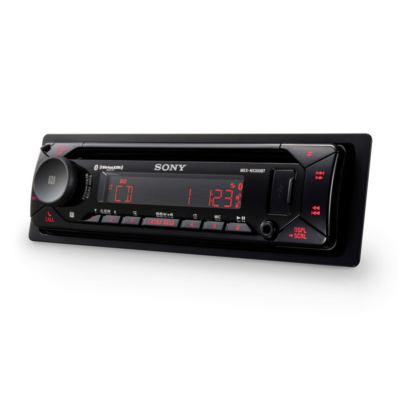 Sony MEX-N5300BT Single-DIN CD Receiver Car Stereo Bluetooth Audio Radio USB - View 6