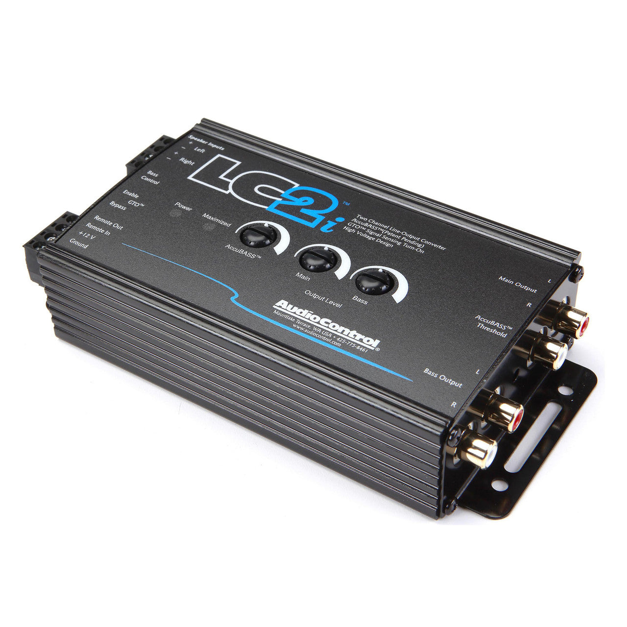 Audio Control LC2I Channel Line Out Converter with Accubass and Subwoofer Contro - View 1