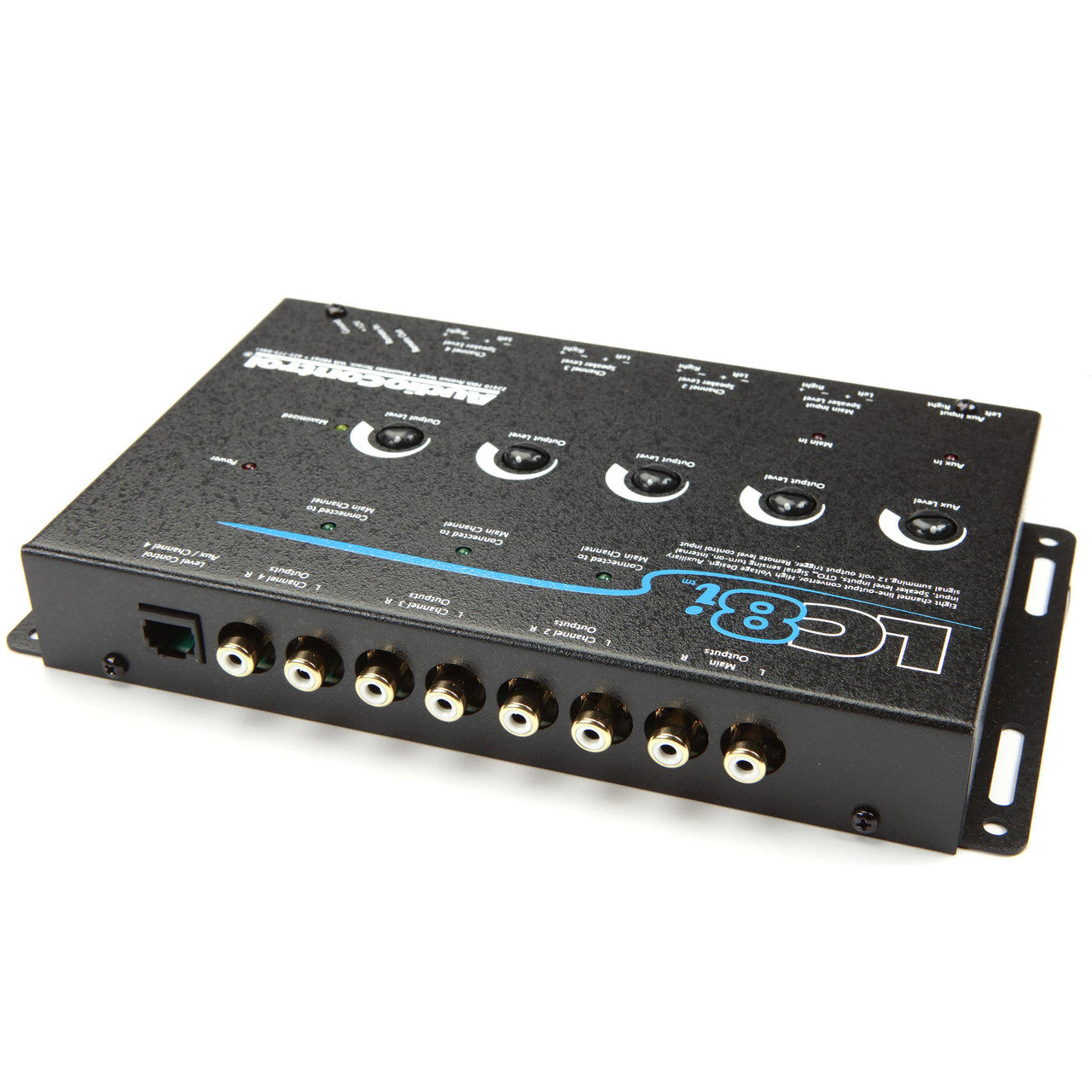 Audio Control LC8I 8 Channel Line Out Converter with Auxiliary Input - View 1