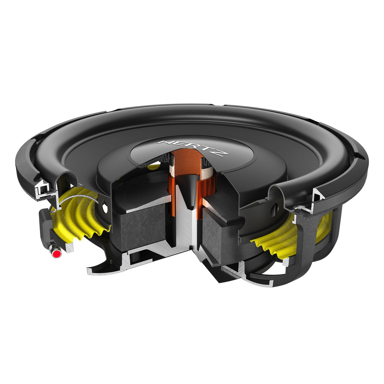 Hertz MPS 250 S4 Shallow 10 in. (250mm) 4Ω SVC Subwoofer incl. grille