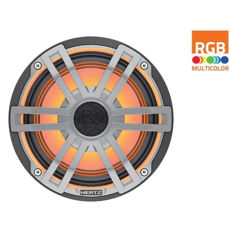 Hertz HMX 8 S-LD-G 224 (8.8) mm (in.) | 123 (4.84) mm (in.) | Hi-end Led Coax | 200 W | 4 Ohm