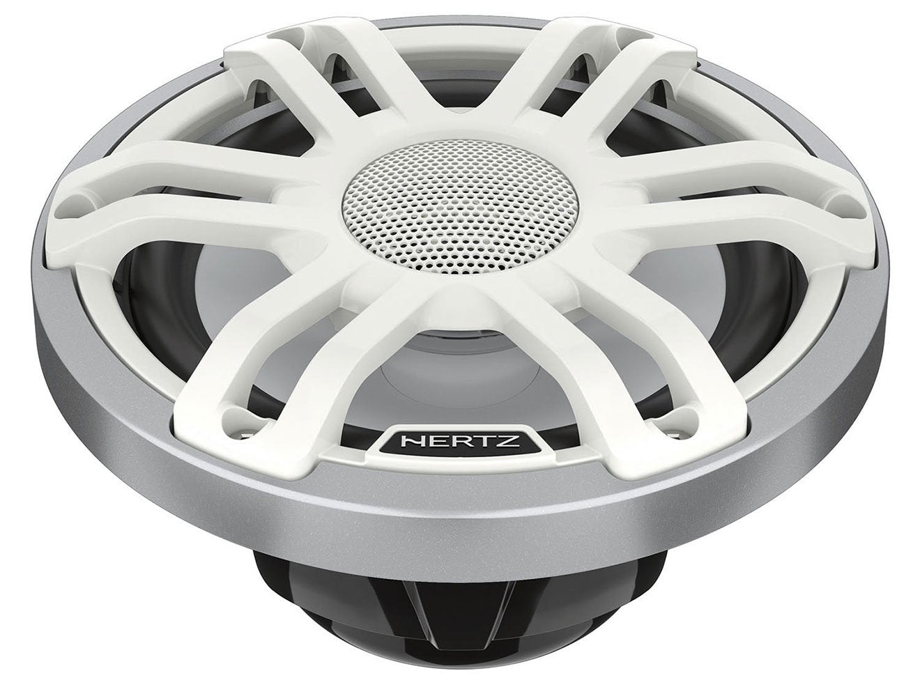 Hertz HMX 6.5 S-LD-SW 6.5" White Hi-End Marine RGB LED Coaxial Speakers (Pair)