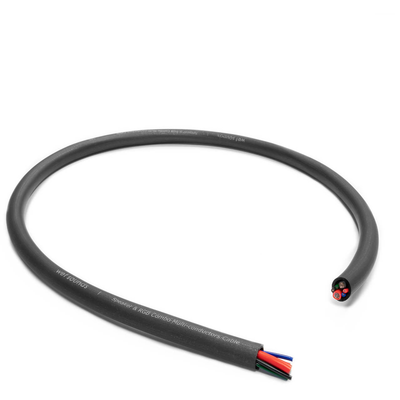Wet Sounds WWX-SPKR/RGB COMBO-150 Wet Sounds Frosted Speaker/RGB Combo Wire 150' - View 3