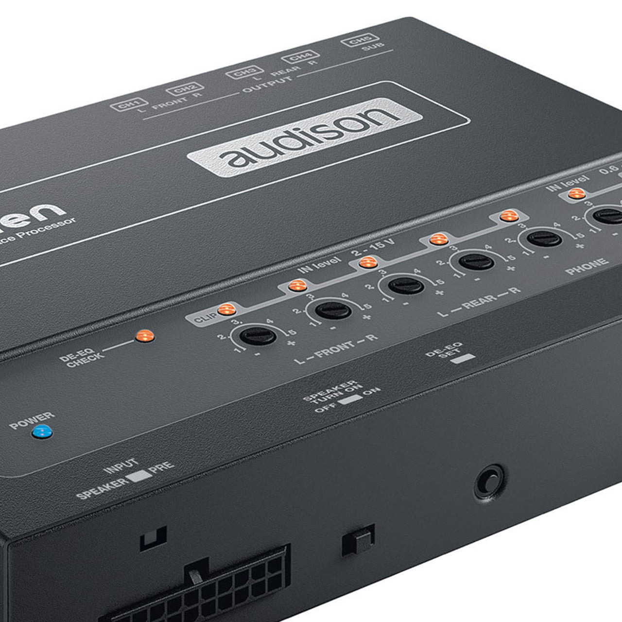 Audison BIT TEN Signal Interface Processor with 4 Channels In and 5 Out