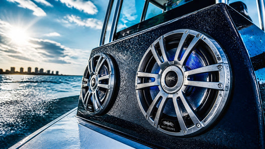 Marine speakers for saltwater installation on boat