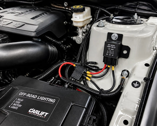 Engine bay relay wiring