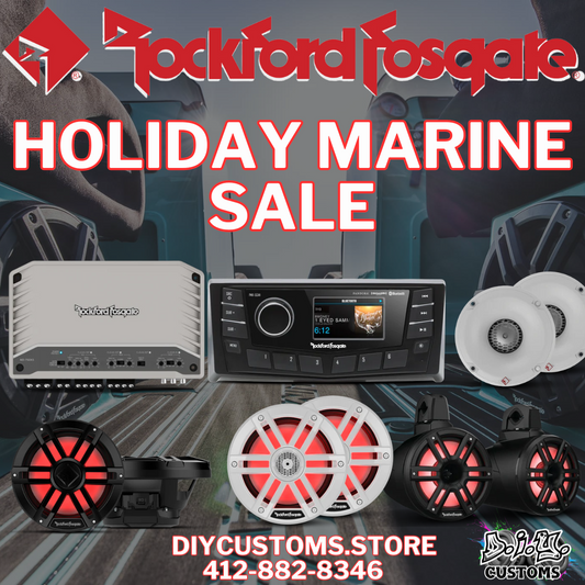 Sail into Savings: Rockford Fosgate Marine Holiday Sale at DIYCustoms.Store