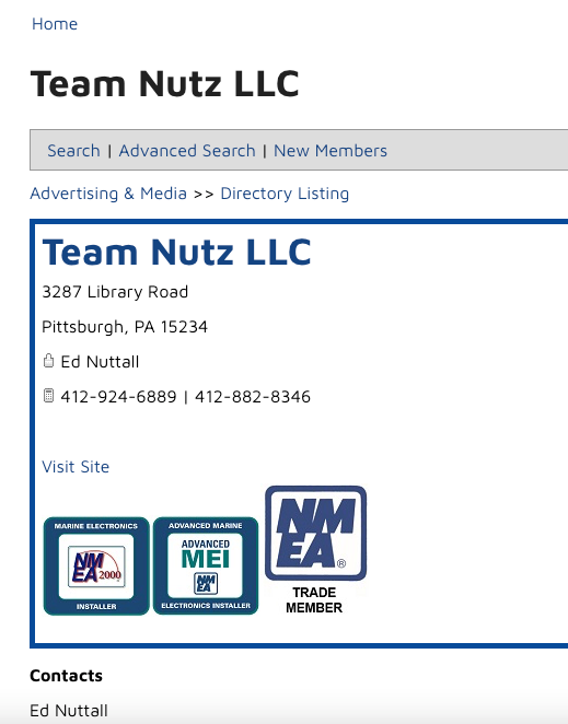 Team Nutz LLC - NMEA Certified
