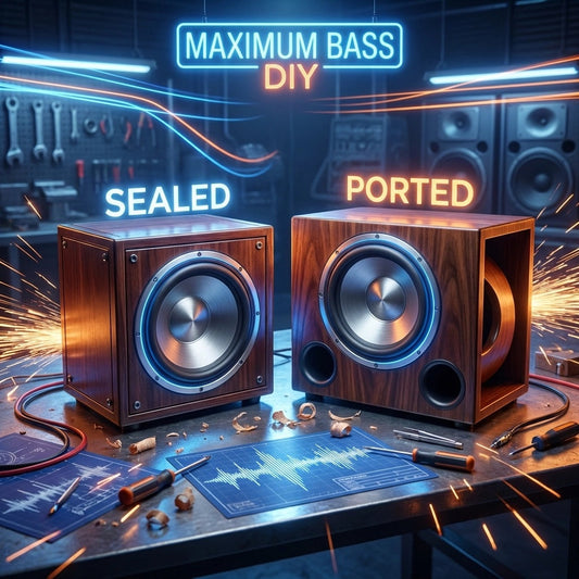 Custom Subwoofer Enclosures: Sealed vs Ported Designs for Maximum Bass (Easy DIY Guide)