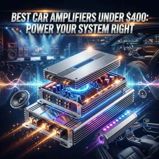 Best Car Amplifiers Under $400: Power Your System Right