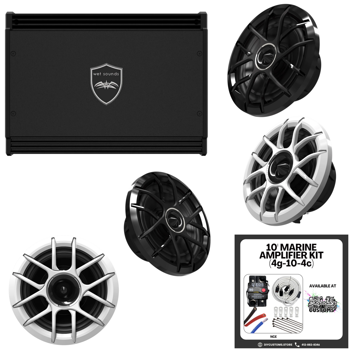Wet Sounds Bundle Sinister 4CHL Amplifier - View 1