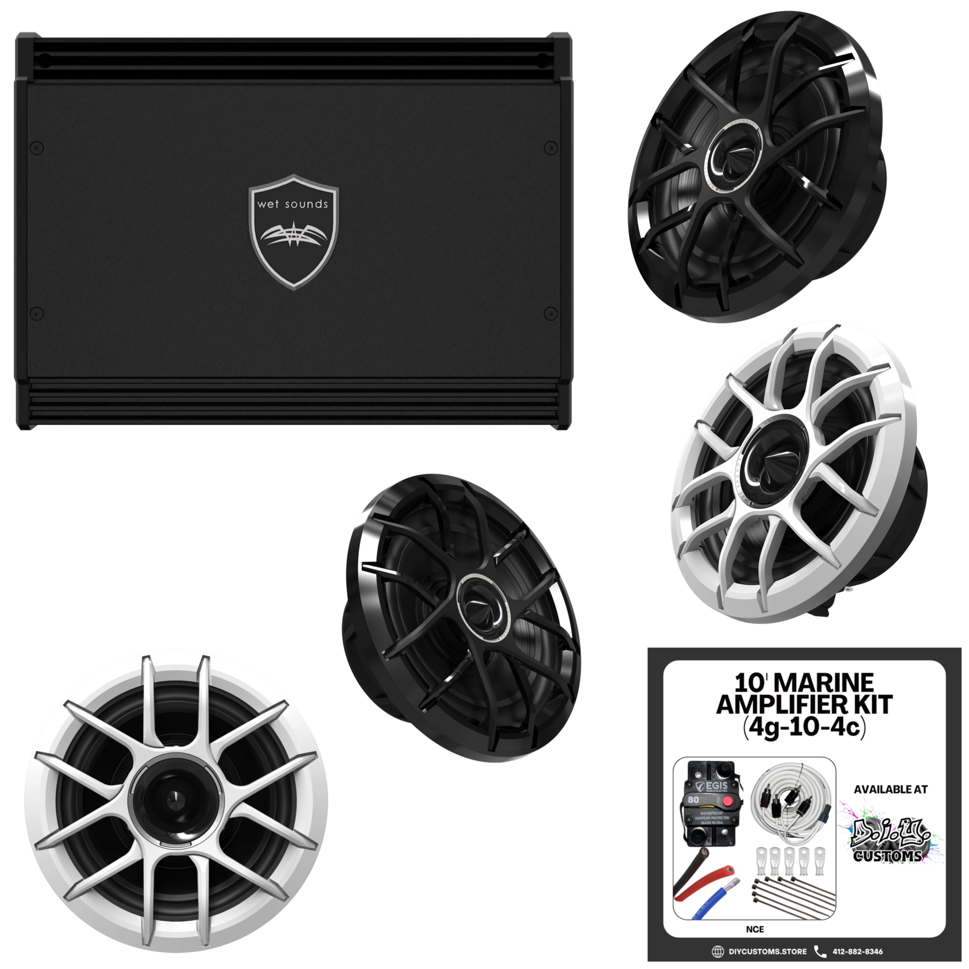 Wet Sounds Bundle Sinister 4CHL Amplifier - View 1