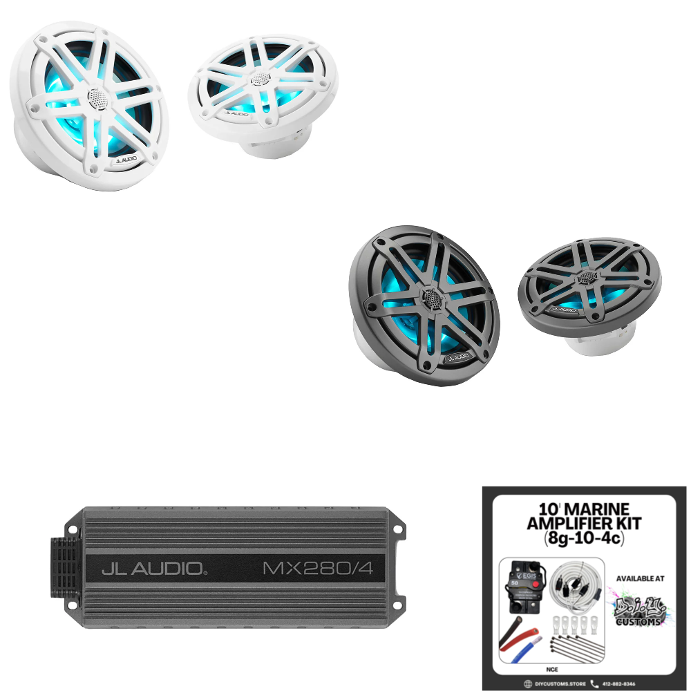 JL Audio Mx280/4 & M3 Speakers - View 1