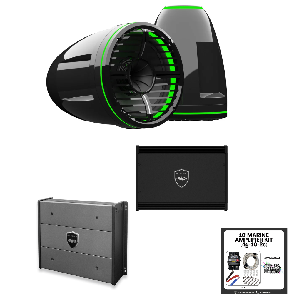 Wet Sounds Rev12HD & Amplifier - View 1