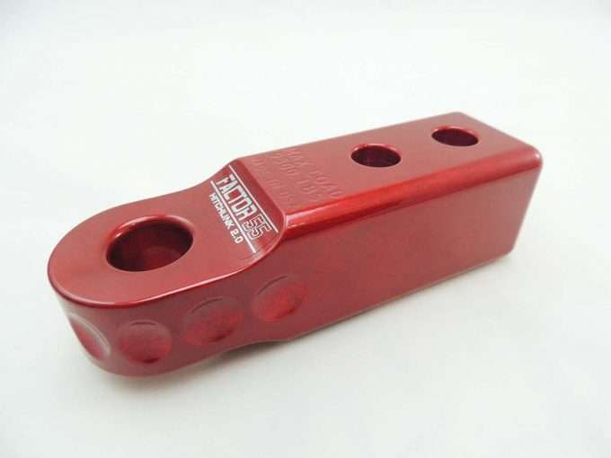 Factor 55 - 00020-01 - Winch Shackle - HitchLink 2.0 Reciever Shackle Mount 2 Inch Receivers Red