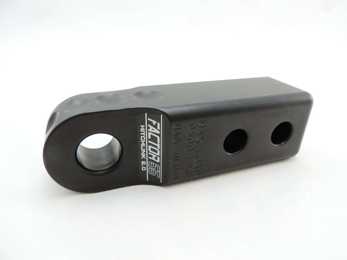 Factor 55 - 00020-04 - Winch Shackle - HitchLink 2.0 Reciever Shackle Mount 2 Inch Receivers Black