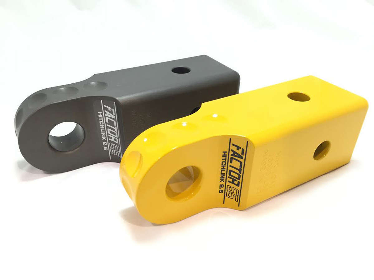 Factor 55 - 00022-06 - Winch Shackle - HitchLink 2.5 Reciever Shackle Mount 2.5 Inch Receivers Anodized Gray