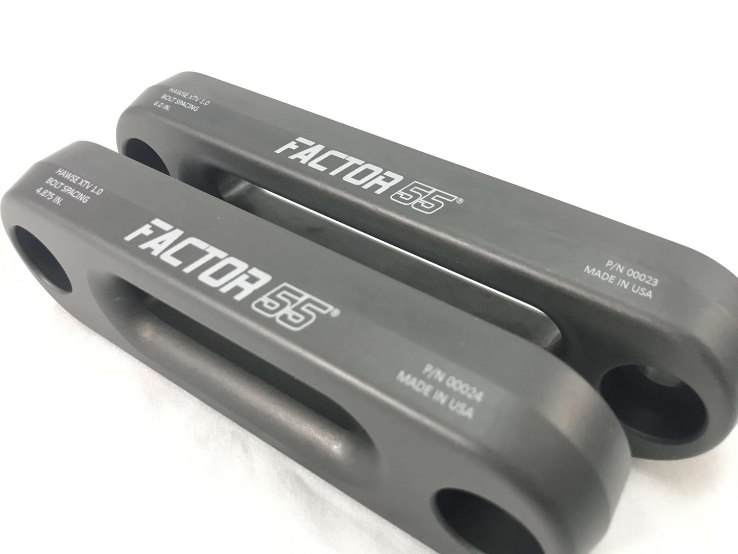 Factor 55 - 00023 - Winch Fairlead - XTV Hawse Fairlead 6 Inch Powersports UTV/ATV Gun Metal Gray