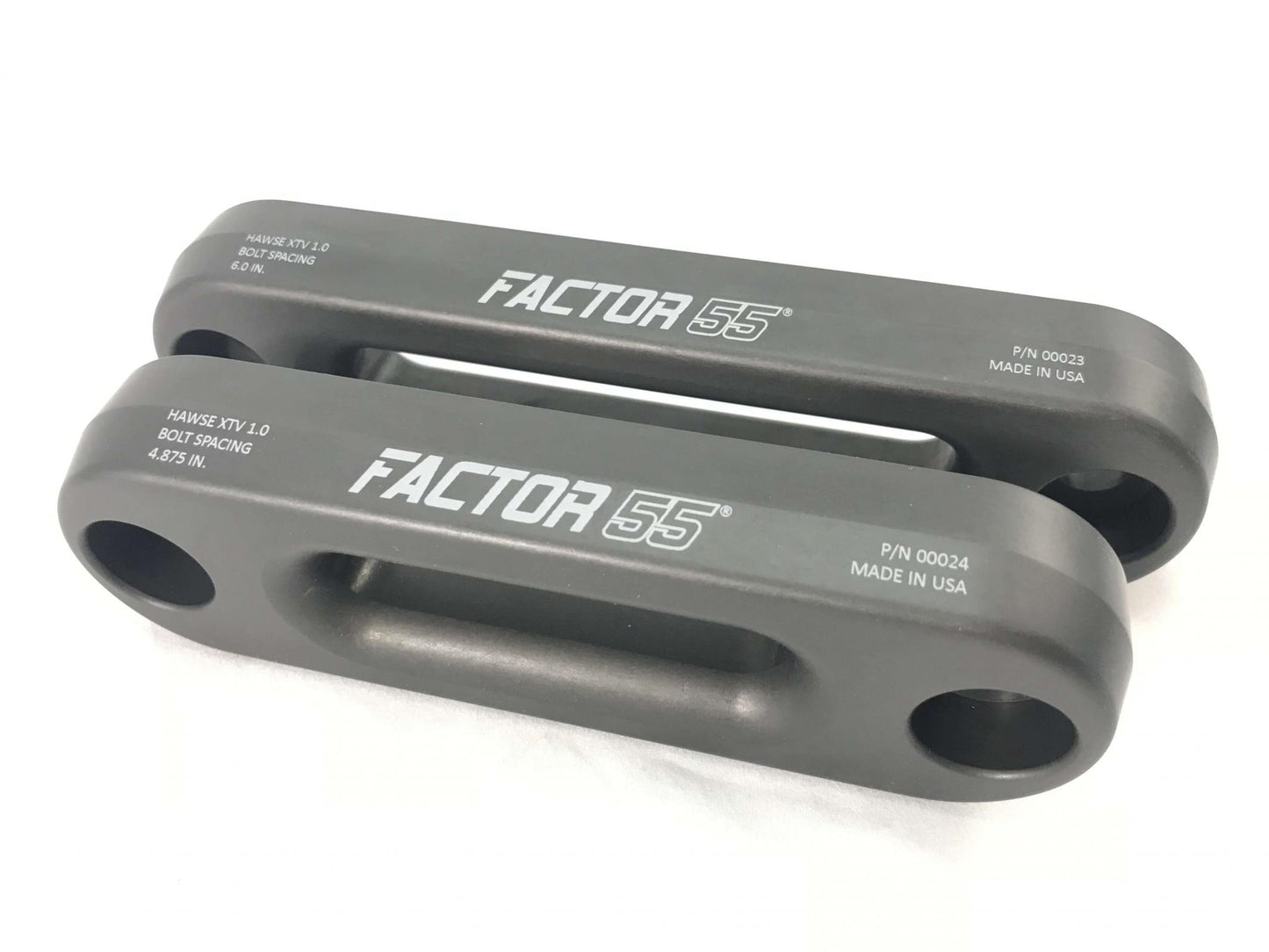 Factor 55 - 00023 - Winch Fairlead - XTV Hawse Fairlead 6 Inch Powersports UTV/ATV Gun Metal Gray