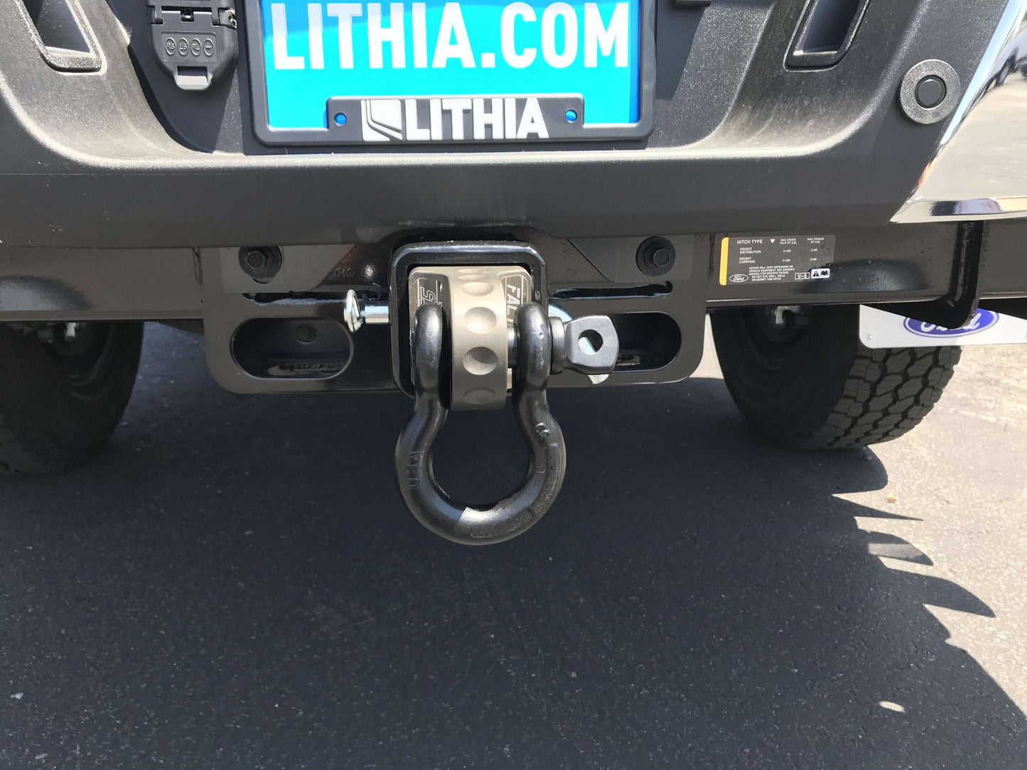 Factor 55 - 00027-06 - Winch Shackle - HitchLink 3.0 Reciever Shackle Mount 3 Inch Receivers Anodized Gray