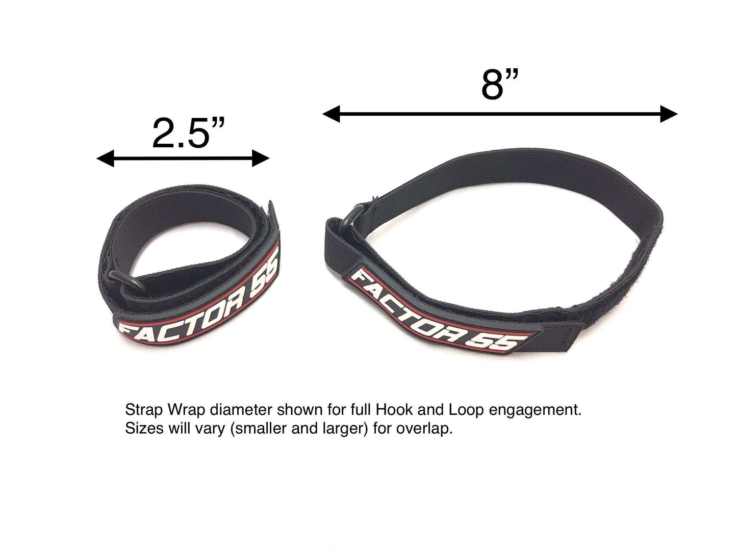 Factor 55 - 00071-2 - Winch Strap - Strap Wraps Pair