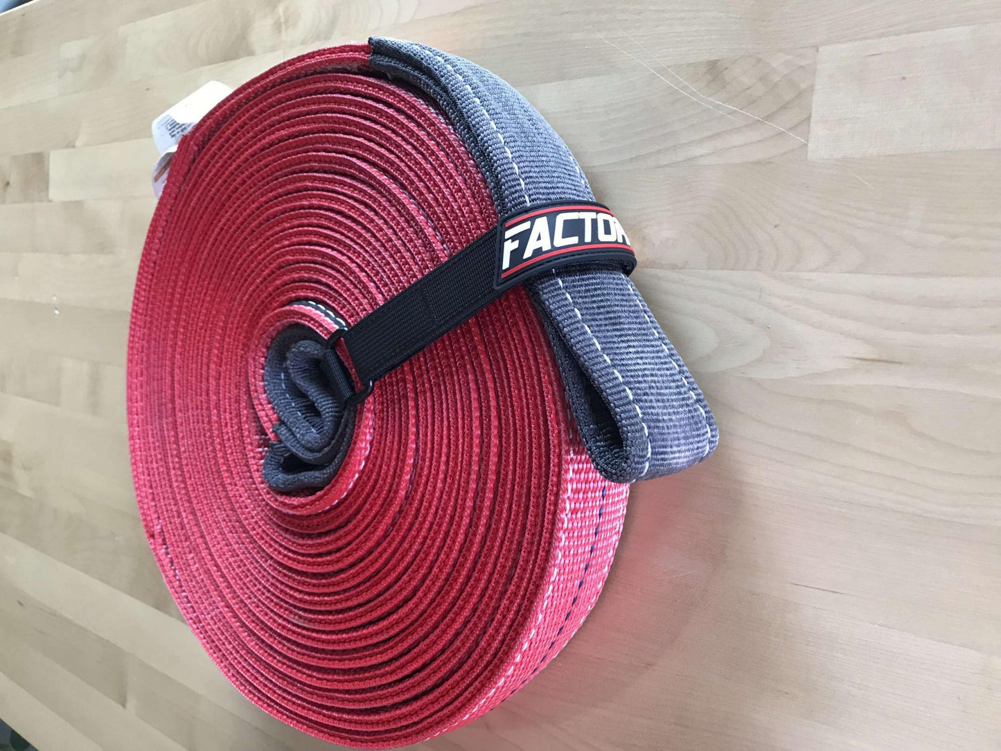 Factor 55 - 00074 - Tow Strap - 30 Foot Tow Strap Standard Duty 30 Foot x 2 Inch Red