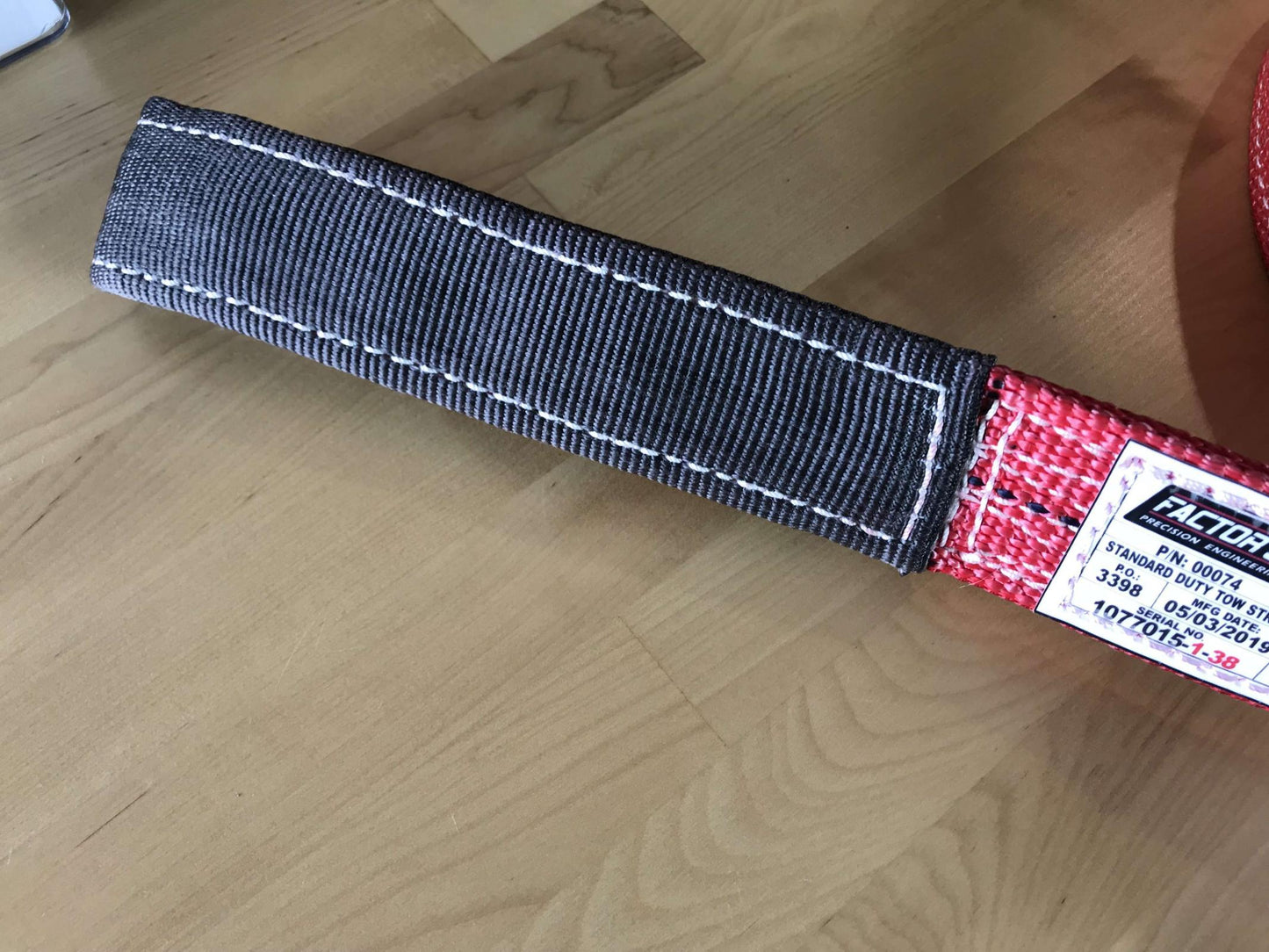 Factor 55 - 00074 - Tow Strap - 30 Foot Tow Strap Standard Duty 30 Foot x 2 Inch Red