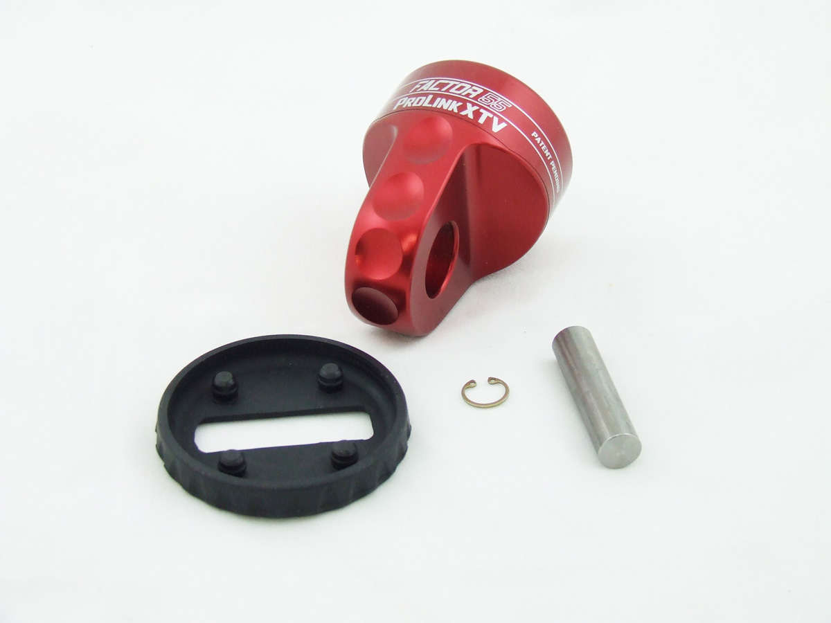 Factor 55 - 00110-01 - Winch Shackle - ProLink XTV Shackle Mount Assembly ATV/UTV Red