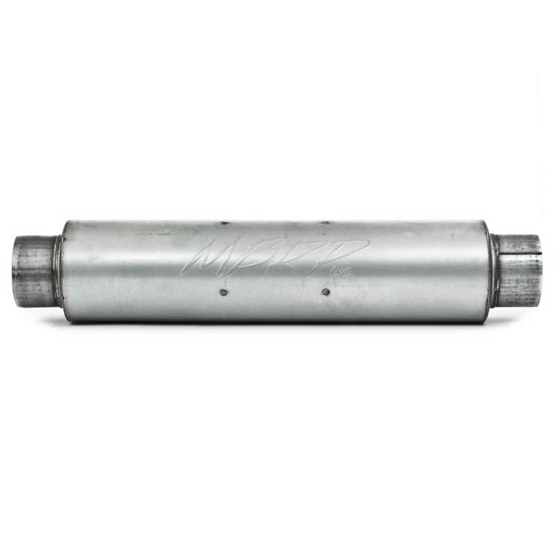 MBRP Armor Lite Quiet Tone Diesel Muffler M1004A, 4-Inch Inlet and Outlet