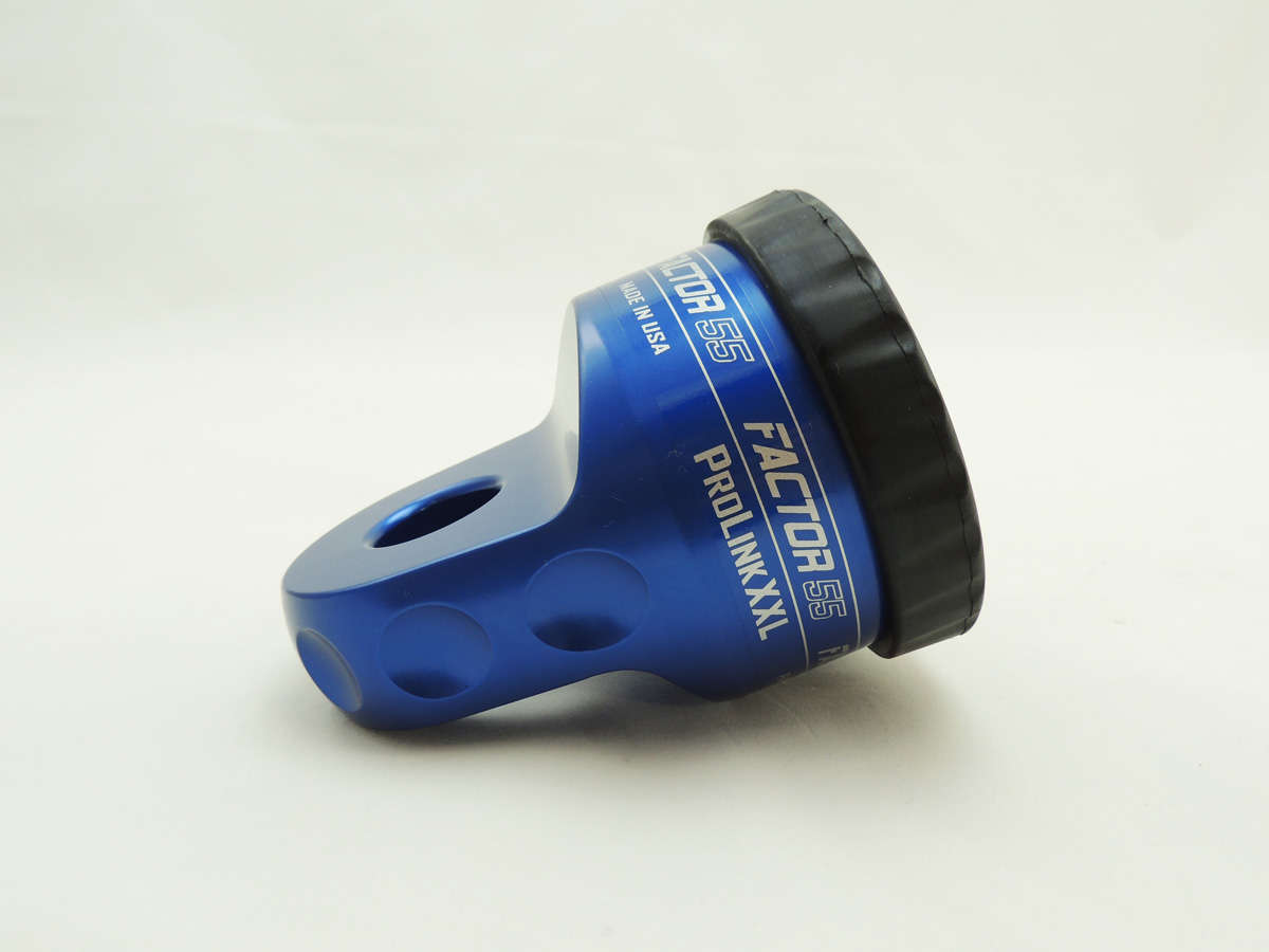 Factor 55 - 00210-02 - Winch Shackle - ProLink XXL Shackle Mount Assembly Blue